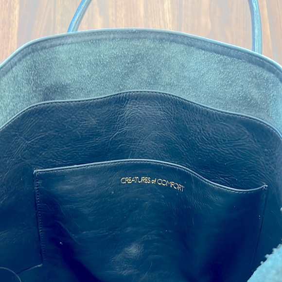 Thick, supple, black leather tote from LA cult label *CREATURES OF COMFORT* - Picture 10 of 10